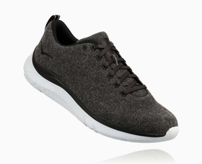 Hoka Treningssko Outlet - HOKA ONE ONE Hupana Wool Dame Grå [NO-62OTSC]